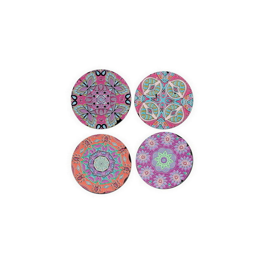 Napkin Sets - Mandala Obasi Black Rings (Set of 4)