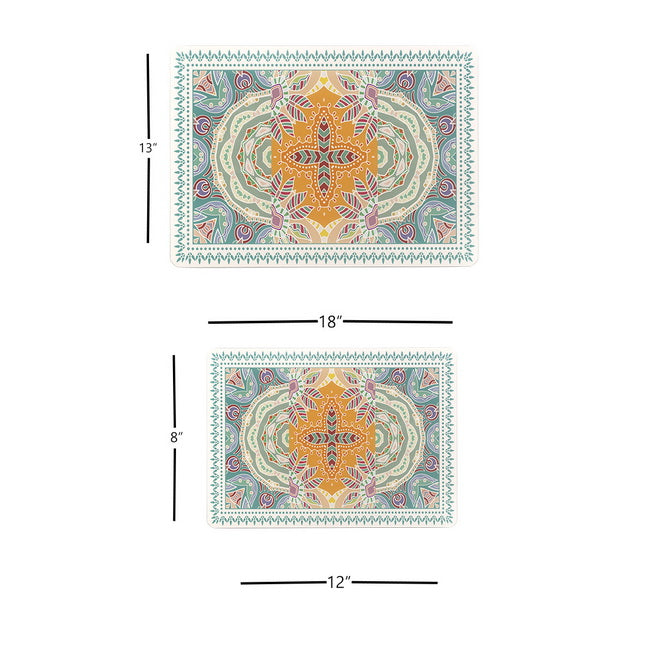 Placemat - Mandala Remi Frost (Set of 4)