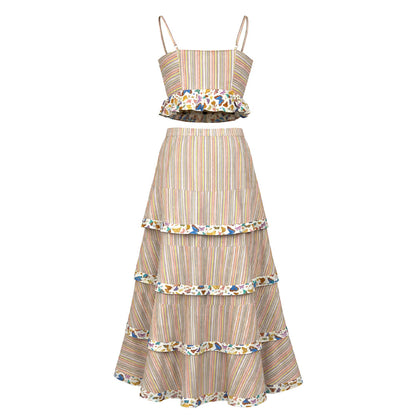 Butterfly & Birds - Skirt & Top Set
