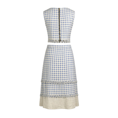Picnic - Gingham Skirt & Top Set