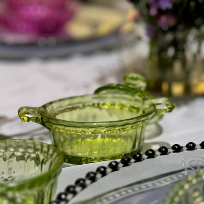 Mini Table Essentials – Dotted Caseroll Olive (Set of 4)