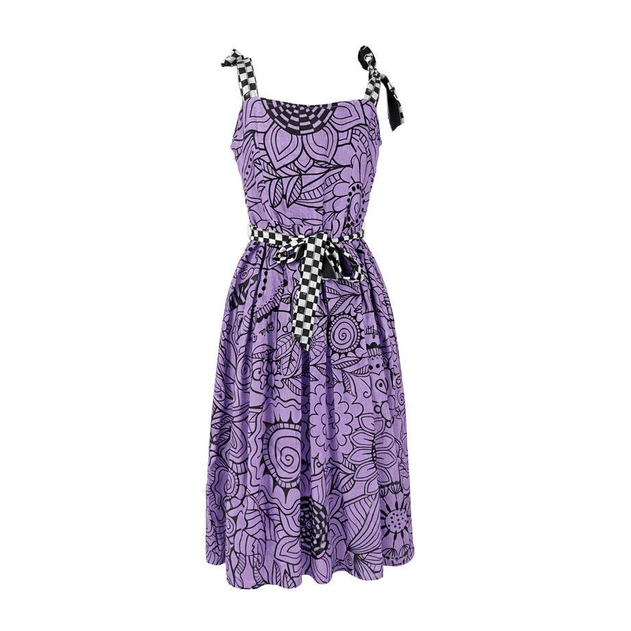 Doodle - Pleated Dress