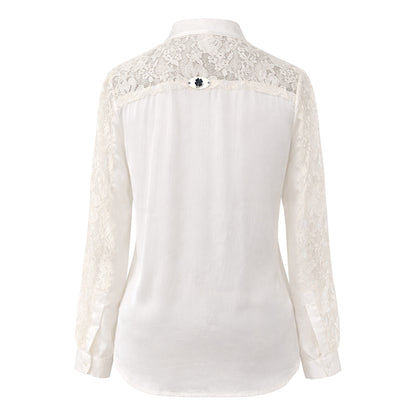 LIB Basics - Lace Panel Shirt