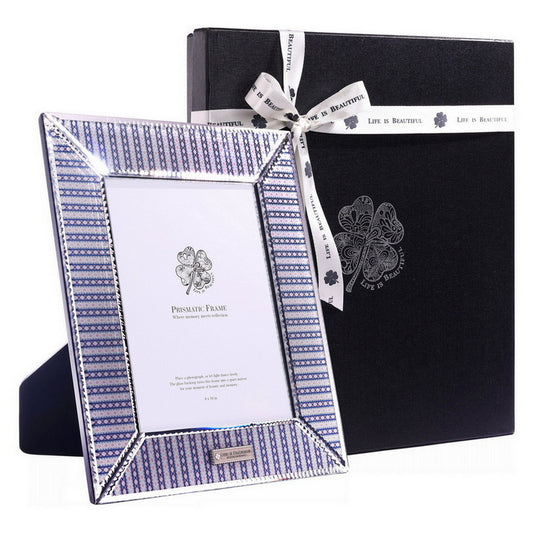 Prismatic Photo Frame – Midnight Indigo Large
