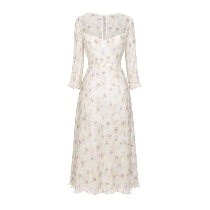 Picnic - Printed V Neck Dress