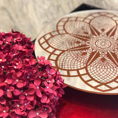 Platter - Paper Doily Russet