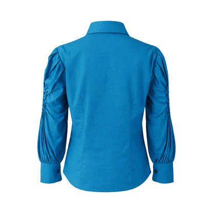 LIB Basics - Smocked Sleeve Shirt