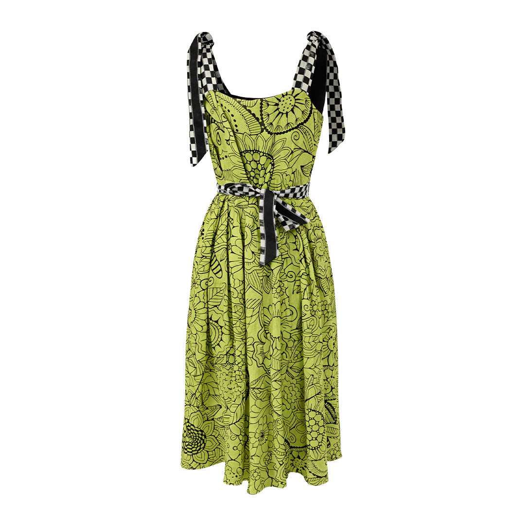 Doodle - Tie-Up Dress