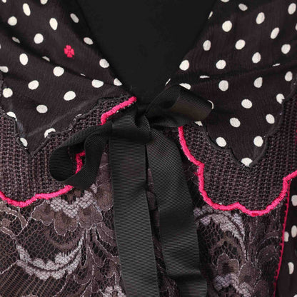 Polka Dot - Scallop Polka Sheer Shirt