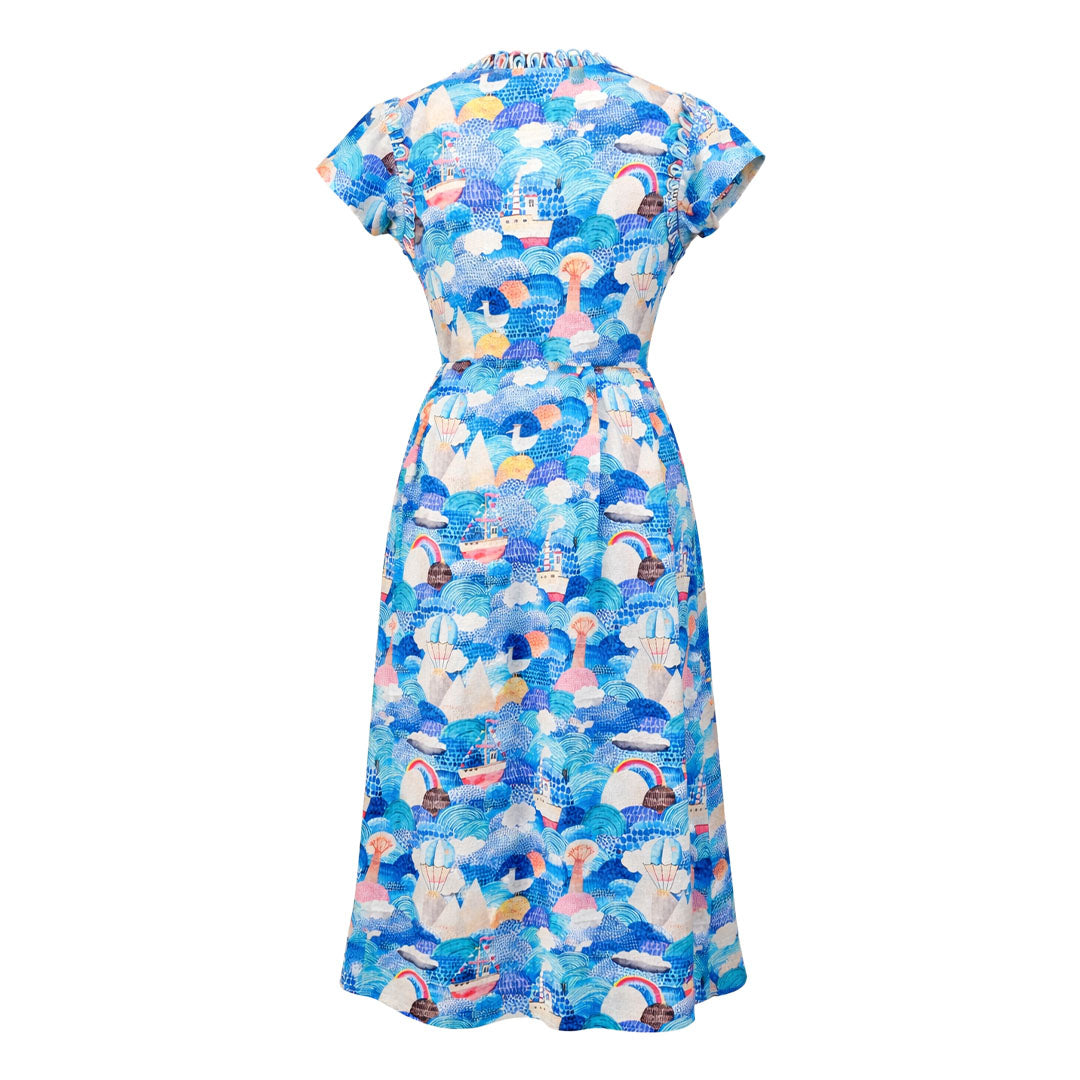 Picnic - Pleated Looped Dress