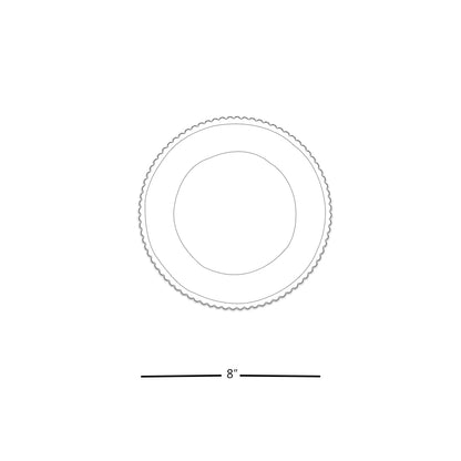 Quarter Plates - Dotted Royal Blue (Set of 4)
