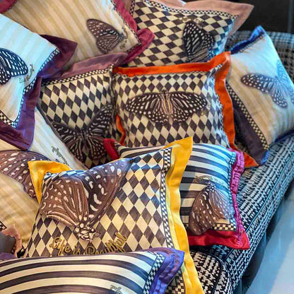 Cushion Cover - BloomTiffany Silk (Set of 4)