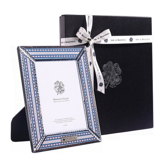 Prismatic Photo Frame – Ice Bloom Small