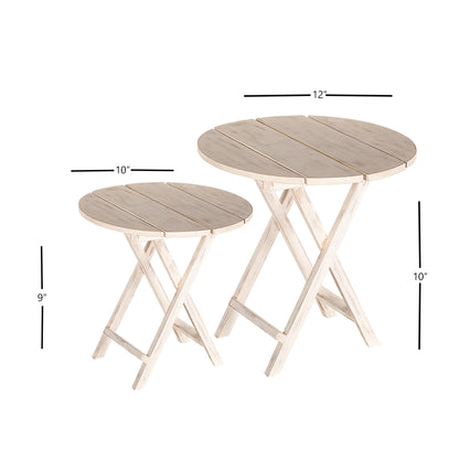 Tableware - Classic Wooden Stool Ivory