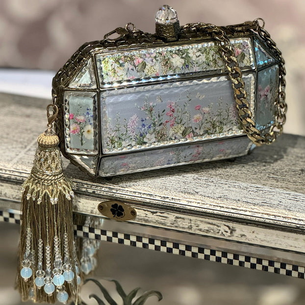 Prismatic Mirror Clutch – Misty Garden