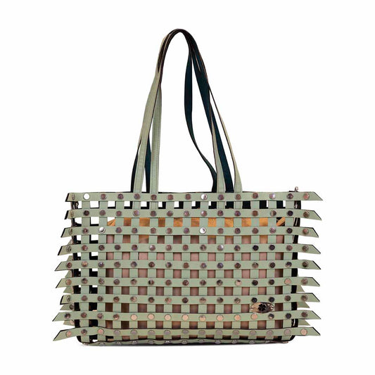 Rivet Reversible - Teal & Green Medium