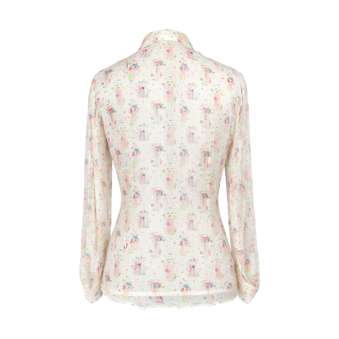 Picnic - Ruffle Front Shirt