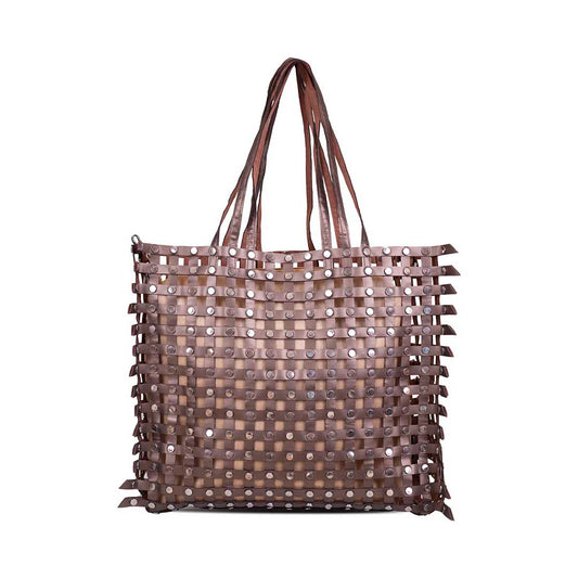 Rivet Reversible - Dark Grey & Tan Large