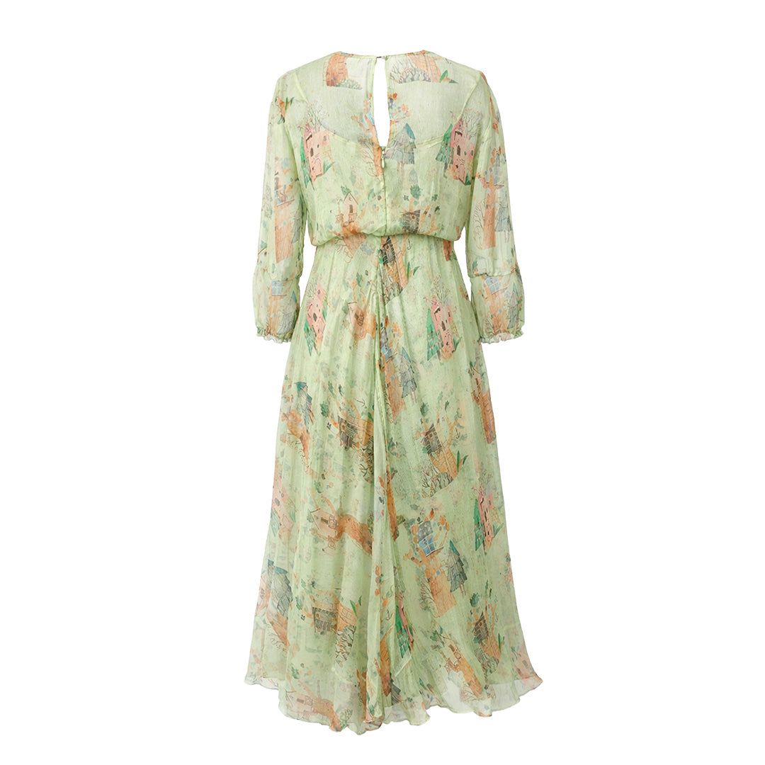 Picnic - Sheer Overlay Dress