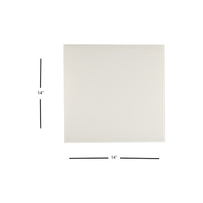 Platter - Classic Glass Mirror Ivory