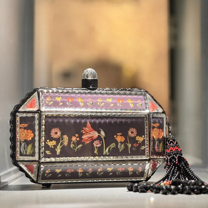 Prismatic Mirror Clutch – Midnight Garden
