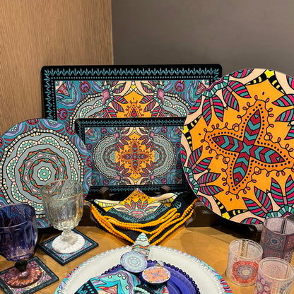 Placemat - Mandala Lina Black (Set of 4)