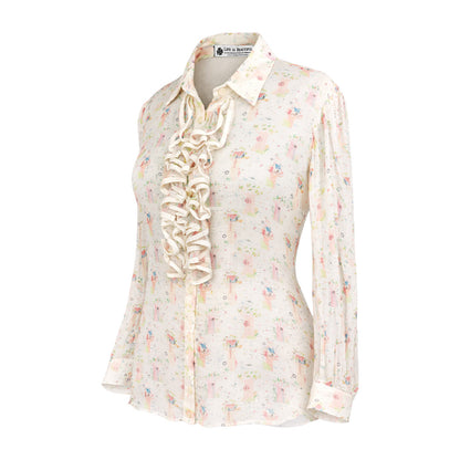 Picnic - Ruffle Front Shirt