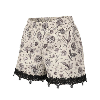 Flora & Fauna - Lace Trim Shorts
