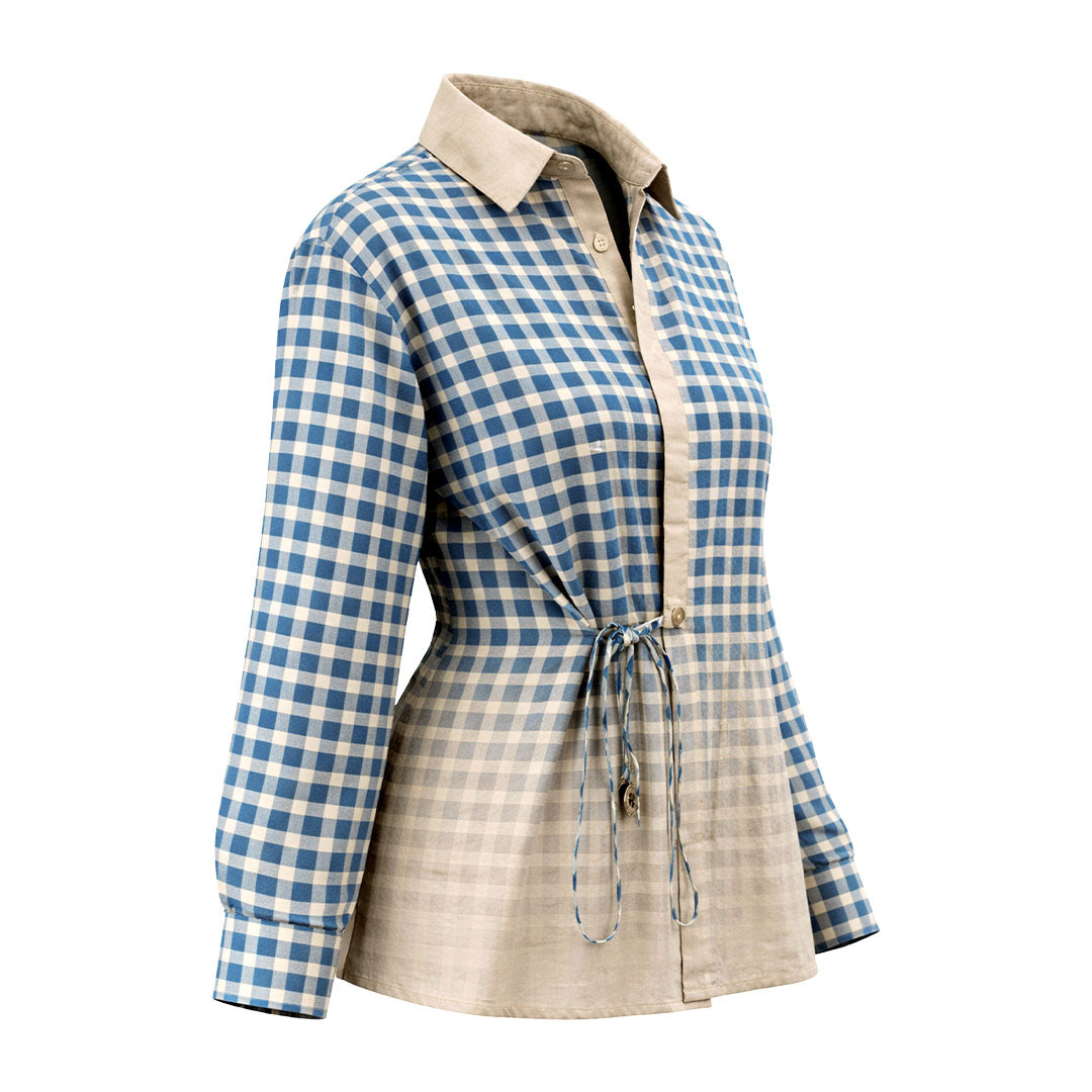 Picnic - Check Tie-Up Shirt