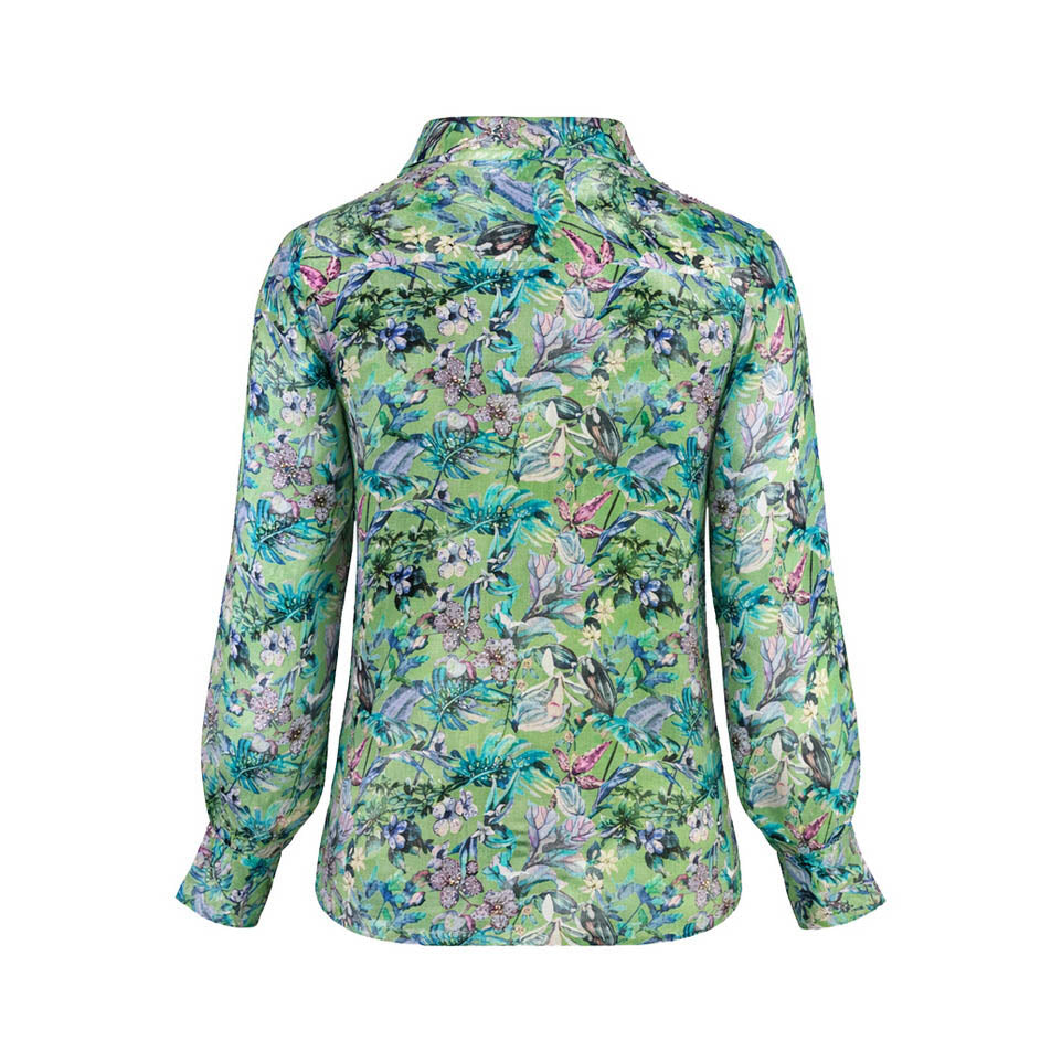 Floral - Verdant Garden Embellished Shirt