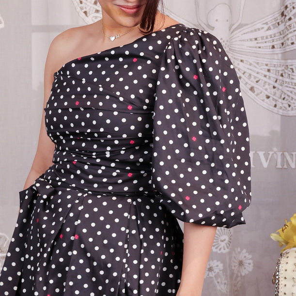 Polka Dot - Starry Wrap Co-Ord Set