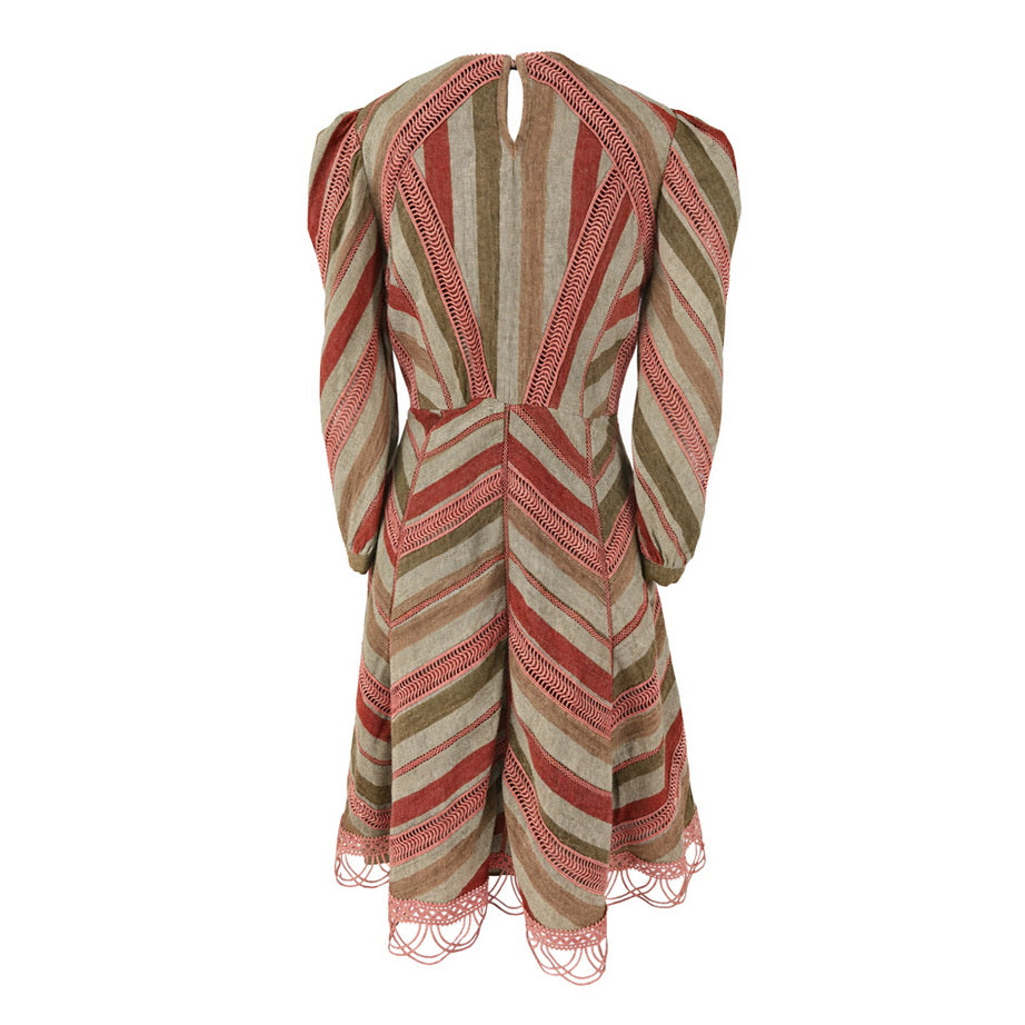 Ikat Affair - Stripe Dress