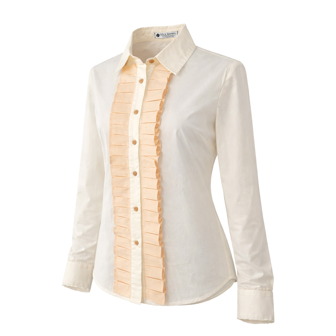 LIB Basics - Ruffle Front Shirt