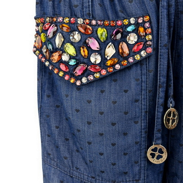 Denim - Embellished Jogger Pants
