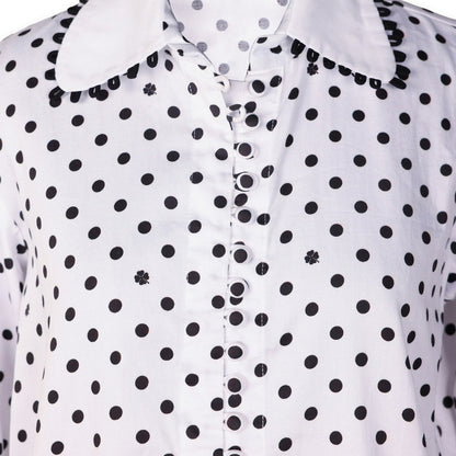 Polka Dot - Ruched Shirt