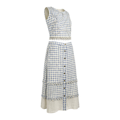 Picnic - Gingham Skirt & Top Set