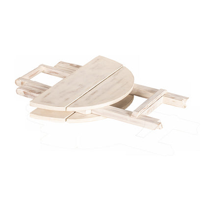 Tableware - Classic Wooden Stool Ivory