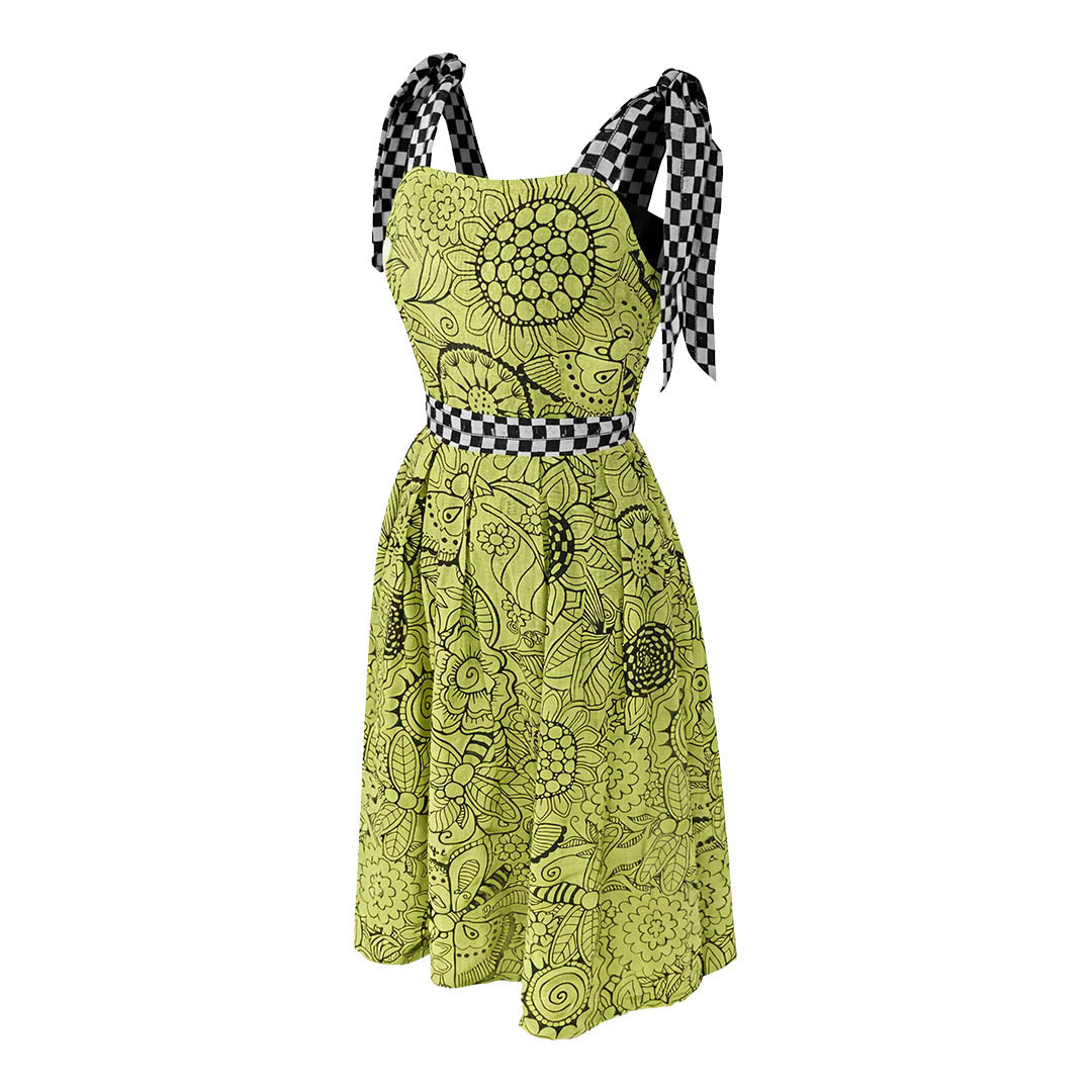 Doodle - Tie-Up Dress