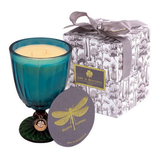 Dotted Candles - Turquoise & Green