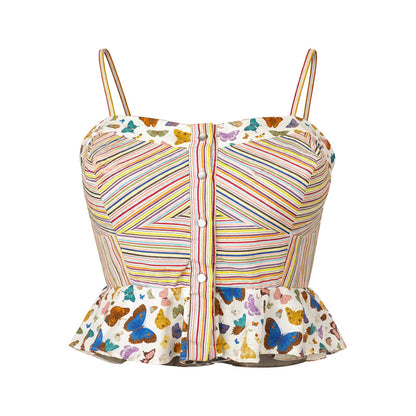 Butterfly & Birds - Skirt & Top Set