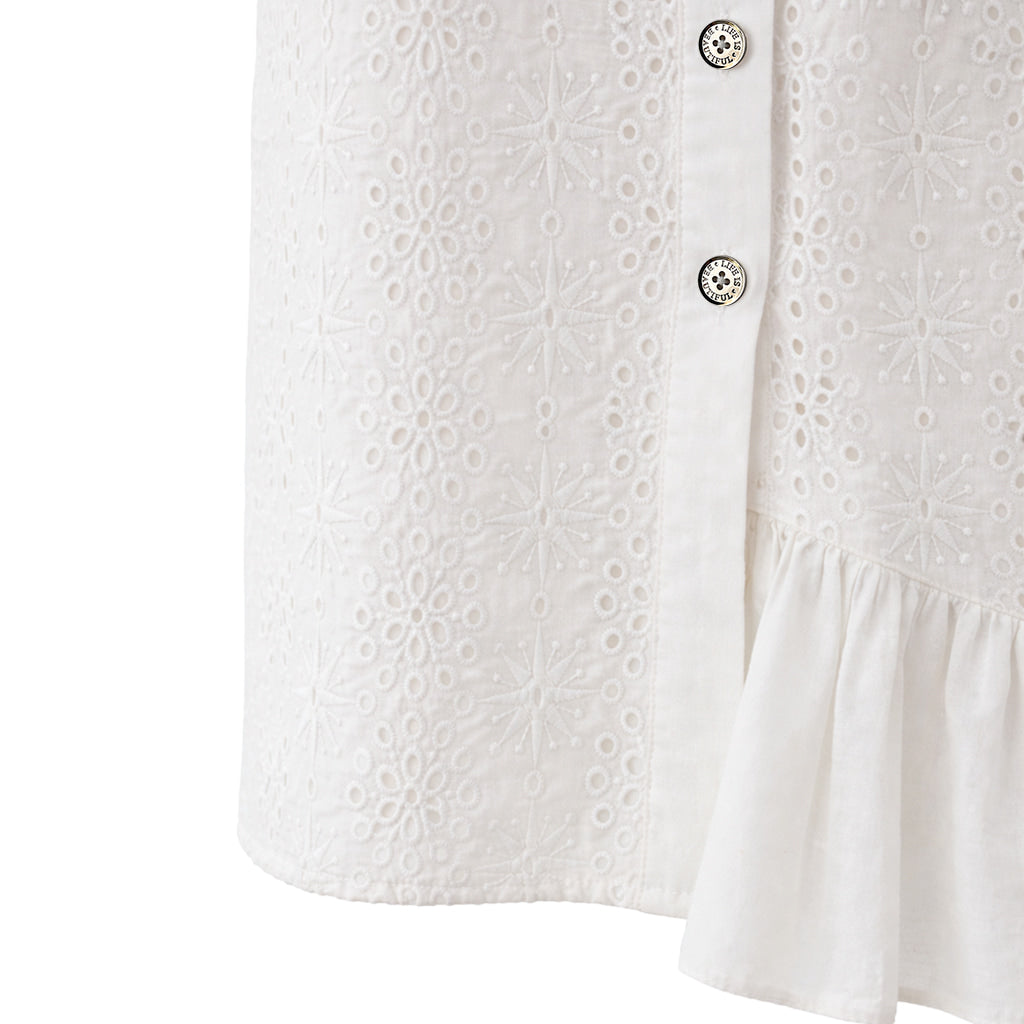 Ikat - Ruffled Dress