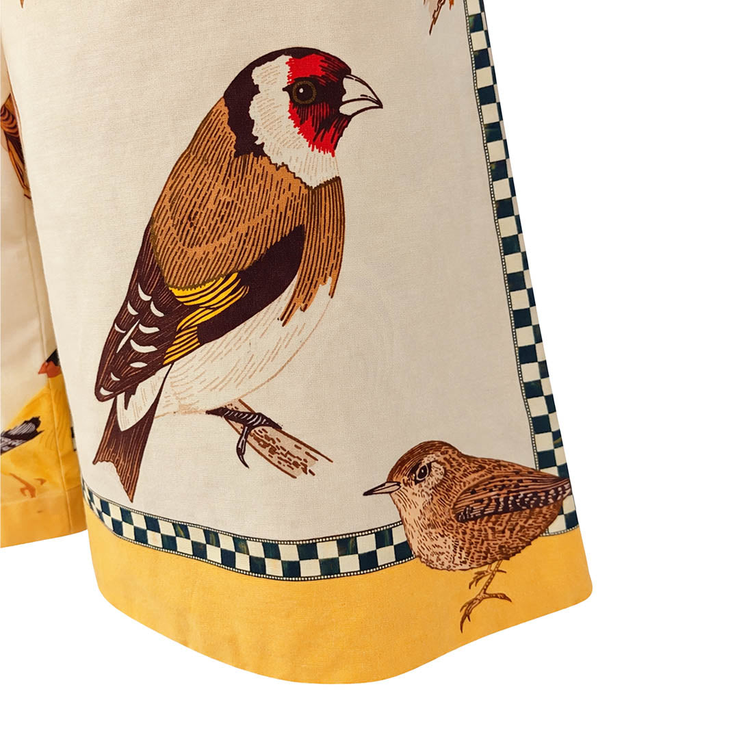 Butterfly & Birds - Printed Culottes