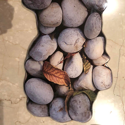 Platter - Classic Glass Mirror Pebble