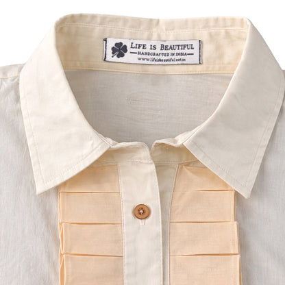 LIB Basics - Ruffle Front Shirt