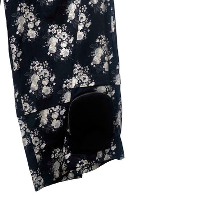 Flora & Fauna - Floral Wide Pants Black