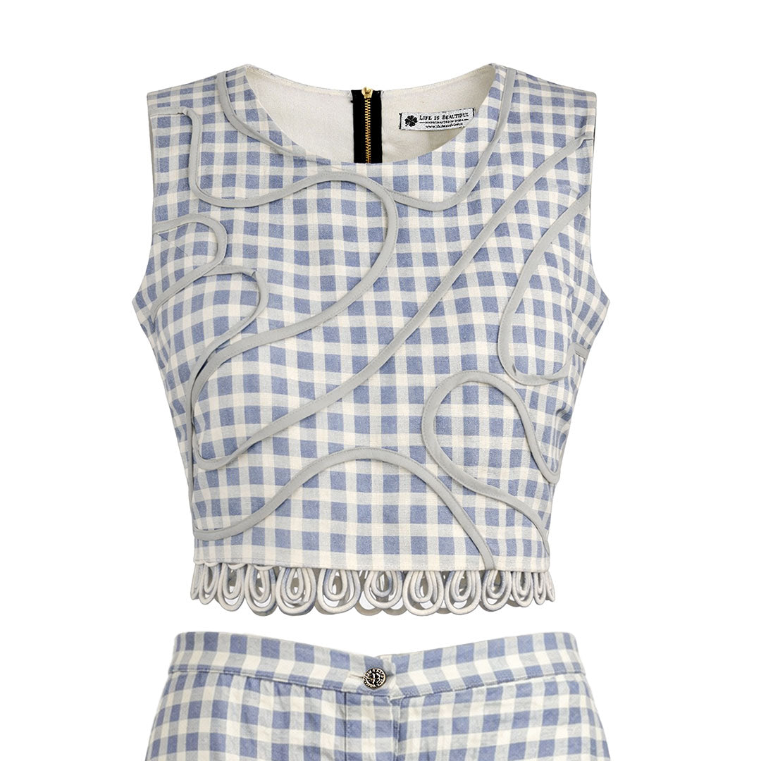 Picnic - Gingham Skirt & Top Set