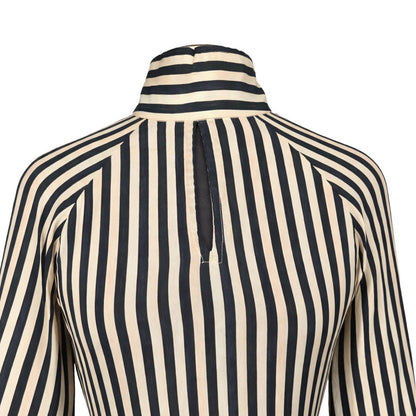 Flora & Fauna - Striped High-Neck Top