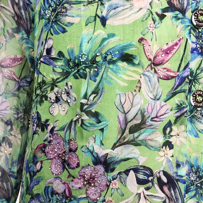 Floral - Verdant Garden Embellished Shirt