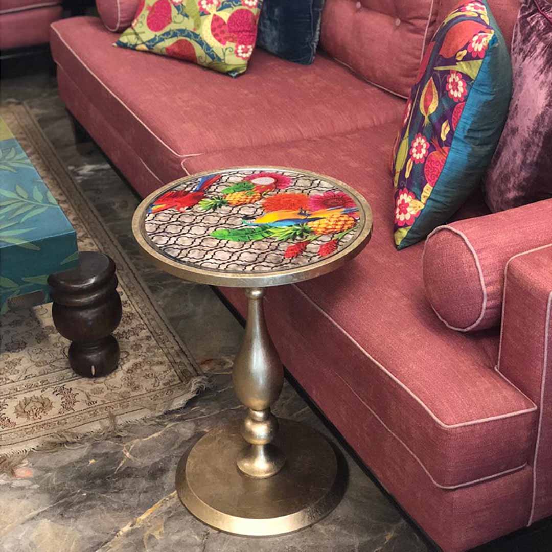 Side Table - Bunglow Series Mita Round