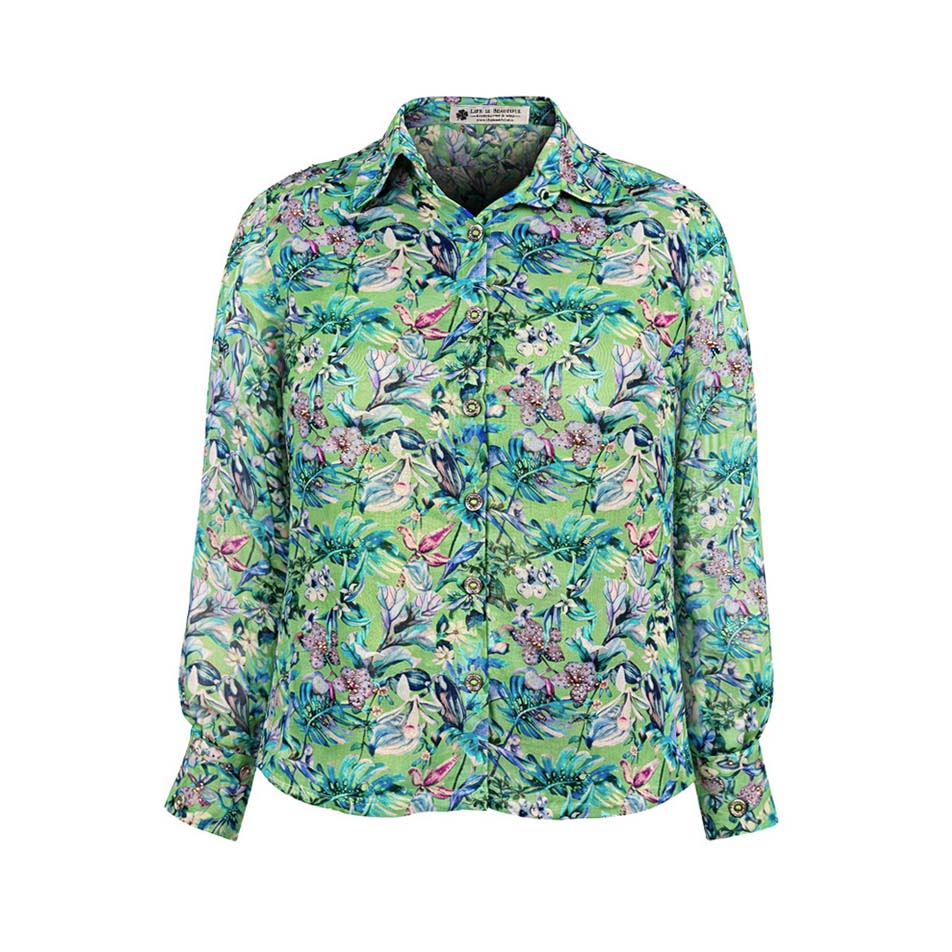 Floral  - Tropical Garden Embellished Co-ord Set